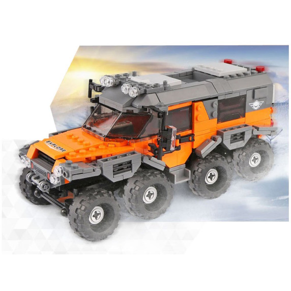 Set creativ de construcție - 529 piese - Inlea4Fun OFFROAD ADVENTURE