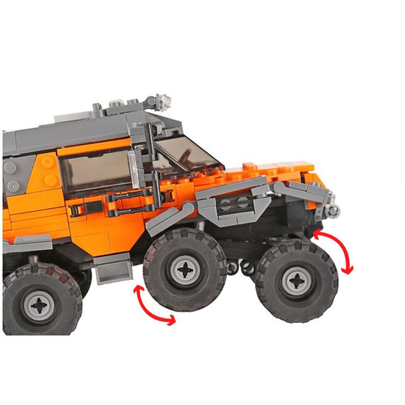 Set creativ de construcție - 529 piese - Inlea4Fun OFFROAD ADVENTURE
