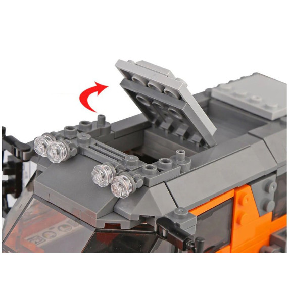 Set creativ de construcție - 529 piese - Inlea4Fun OFFROAD ADVENTURE