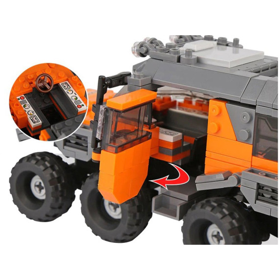 Set creativ de construcție - 529 piese - Inlea4Fun OFFROAD ADVENTURE