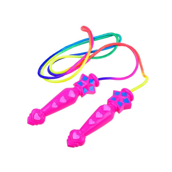 Ugrálókötél Inlea4Fun JUMP ROPE - Rózsaszín