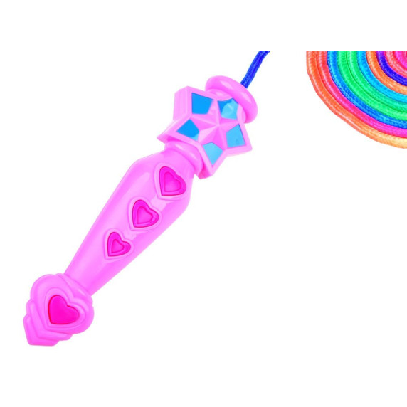 Ugrálókötél Inlea4Fun JUMP ROPE - Rózsaszín
