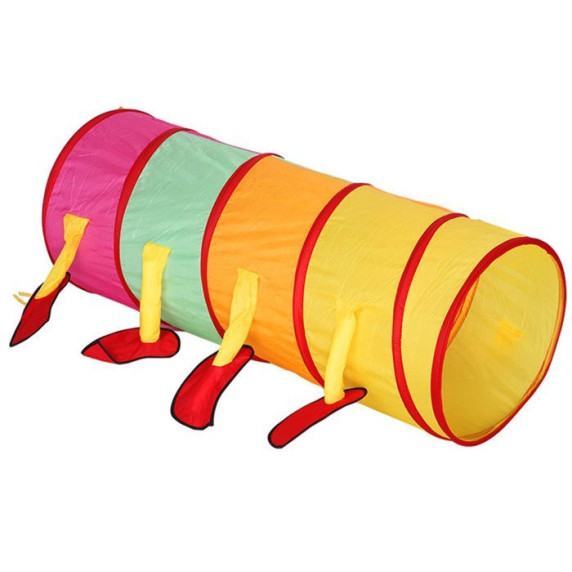  Detský hrací stan s tunelom Inlea4Fun COOL CAMP - Stonožka 