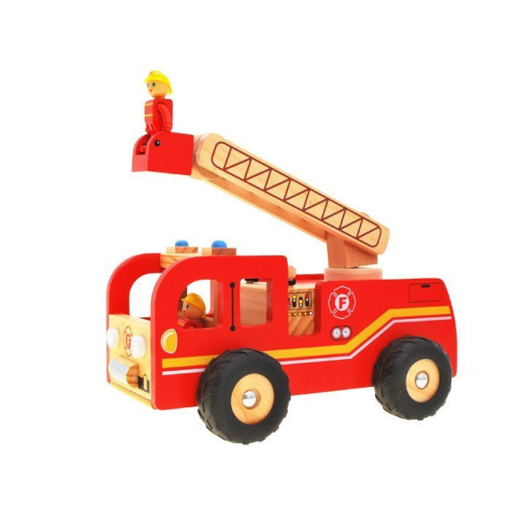Fa tűzoltó autó Inlea4Fun FIRE TRUCK 