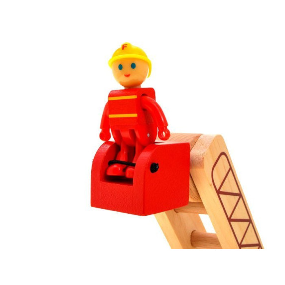 Fa tűzoltó autó Inlea4Fun FIRE TRUCK 