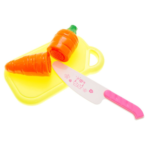 Set legume feliabile cu velcro și tocător, Cutting Food Inlea4Fun