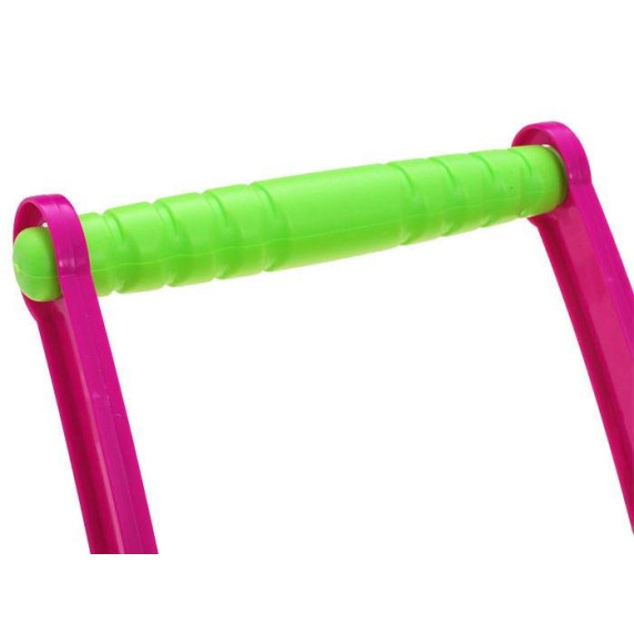 Inlea4Fun SUPER FUNNY Nákupný vozík s potravinami - ružový