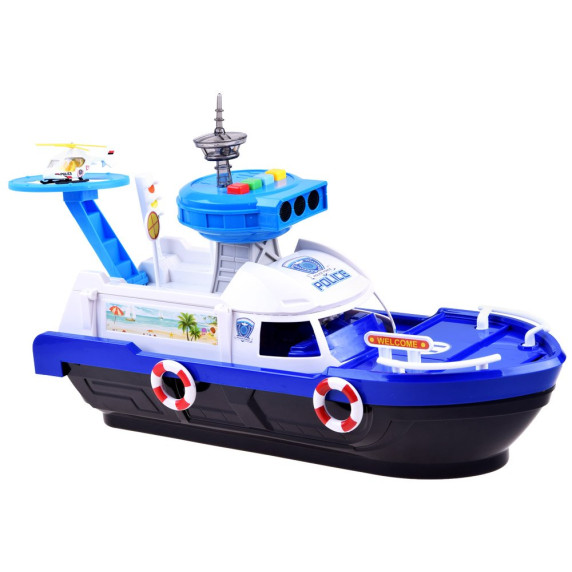 Set vehicule de poliție cu efecte sunet și lumini Police Force Inlea4Fun