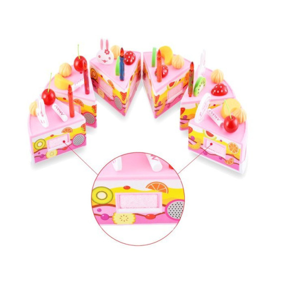 Tort pentru copii cu 75 de accesorii -  Inlea4Fun DIY FRUITCAKE