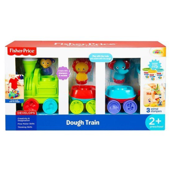 Set plastelină cu figuri animale - tren - FISHER PRICE Dough Train