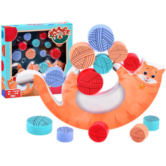 Egyensúlyozós játék cicás Inlea4Fun BALANCE CAT