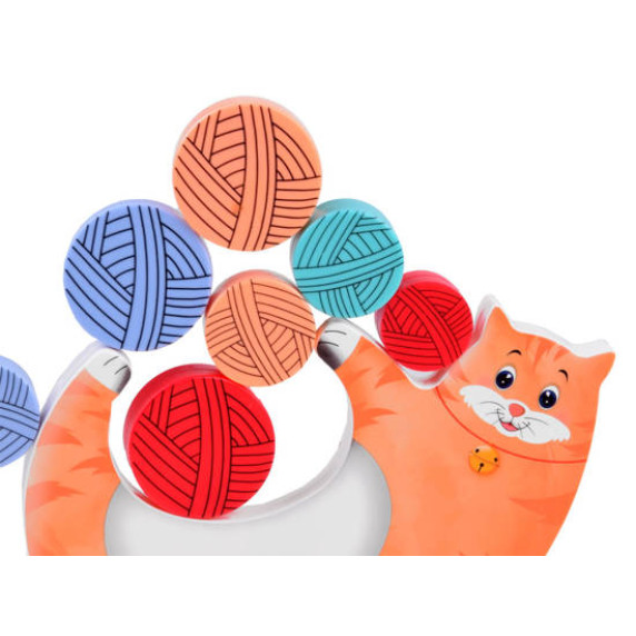 Egyensúlyozós játék cicás Inlea4Fun BALANCE CAT