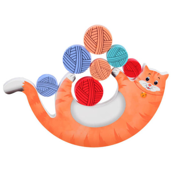 Egyensúlyozós játék cicás Inlea4Fun BALANCE CAT