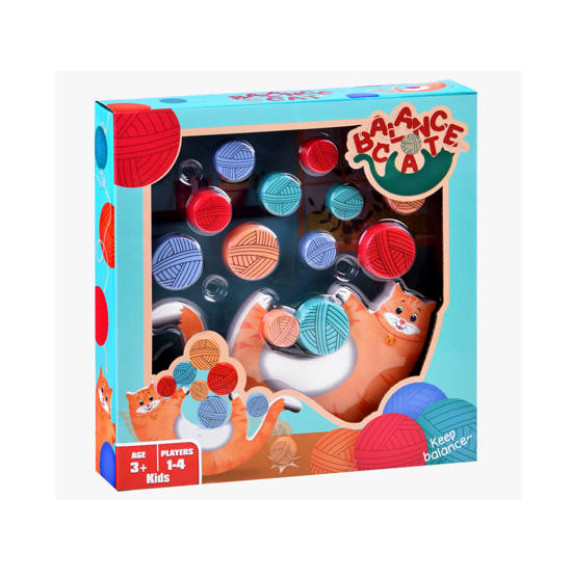 Egyensúlyozós játék cicás Inlea4Fun BALANCE CAT