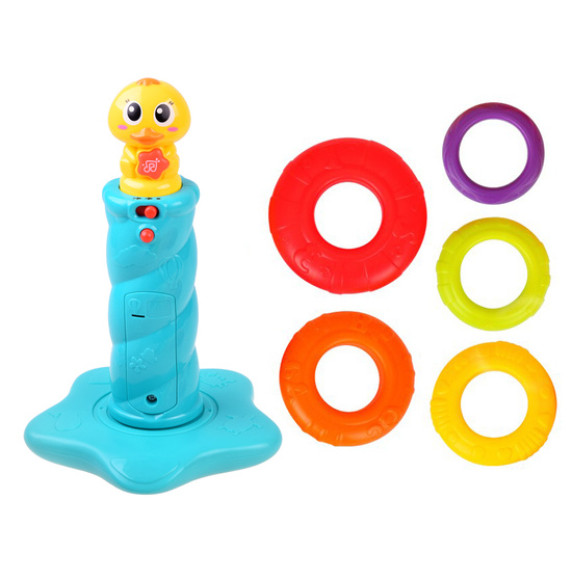 Interaktívna pyramída s kačičkou HOLA Rainbow Duck
