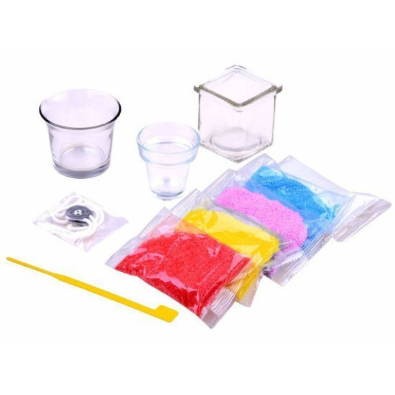 Színes viaszpor gyertya készítő készlet Inlea4Fun CANDLE MAKING