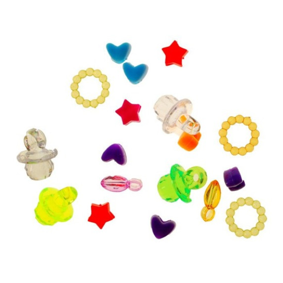 Farebné gumky pre výrobu náramkov Inlea4Fun Loom Band 