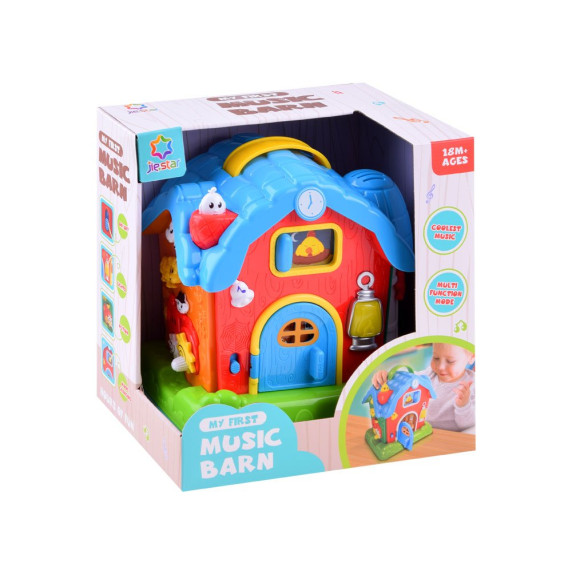 Interaktívny domček s melódiami Farma Inlea4Fun MY FIRST MUSIC BARN