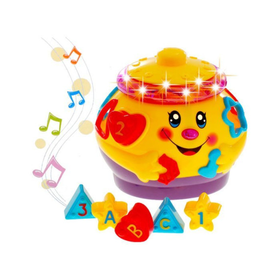 Interaktívna vkladačka kotlík Inlea4Fun MUSICAL LEARN PLAY