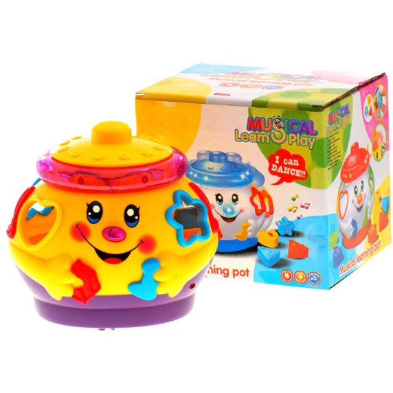 Interaktívna vkladačka kotlík Inlea4Fun MUSICAL LEARN PLAY