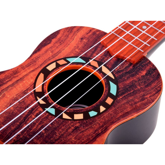 Ukulele gitár fa mintázattal Inlea4Fun 
