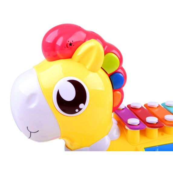 Interaktív készségfejlesztő hintaló dallamokkal fényekkel Inle4Fun HAPPY PONY