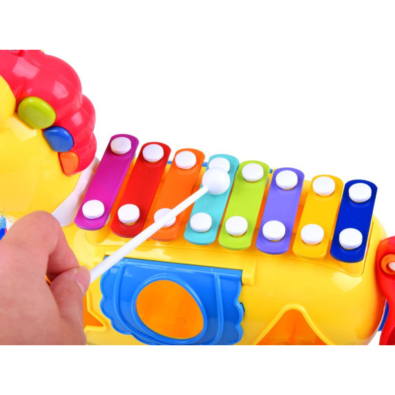 Interaktív készségfejlesztő hintaló dallamokkal fényekkel Inle4Fun HAPPY PONY