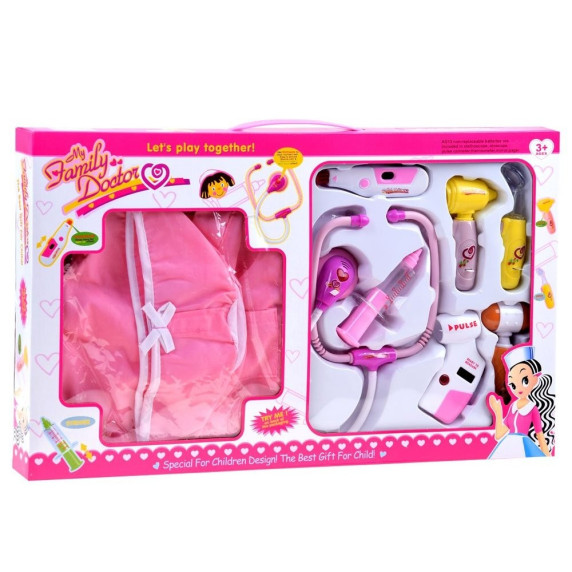 Costum de doctor  - roz - Inlea4fun