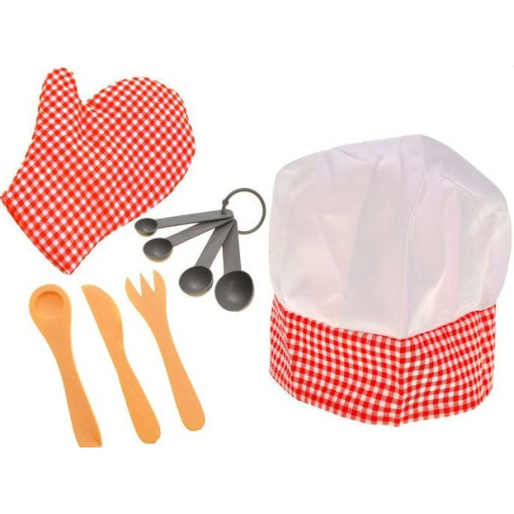Costum de bucătar - Inlea4Fun DELUXE CHEF SET ZA1306