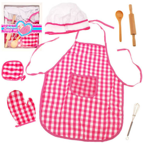 Costum de bucătar - Inlea4Fun DELUXE CHEF SET ZA1306