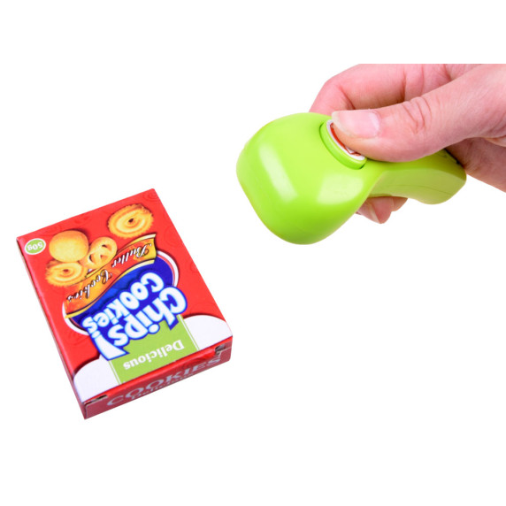Nákupný košík s pokladňou Inlea4Fun MY CASH REGISTER - modrý