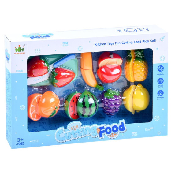 Detská krájacia sada ovocia Inlea4Fun CUTTING FOOD 