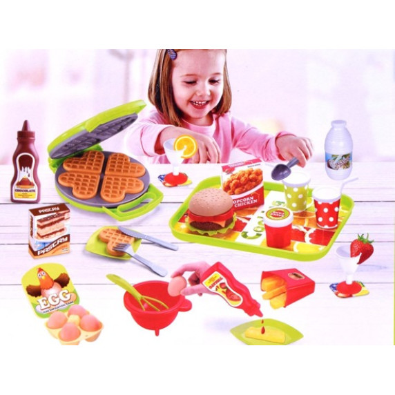 Mașină de fabricat vafe cu accesorii - Inlea4Fun FASHION SMALL CUTLERY