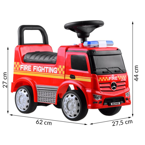 Mașină acționat cu picioarele - pompier - Inlea4Fun Mercedes Benz