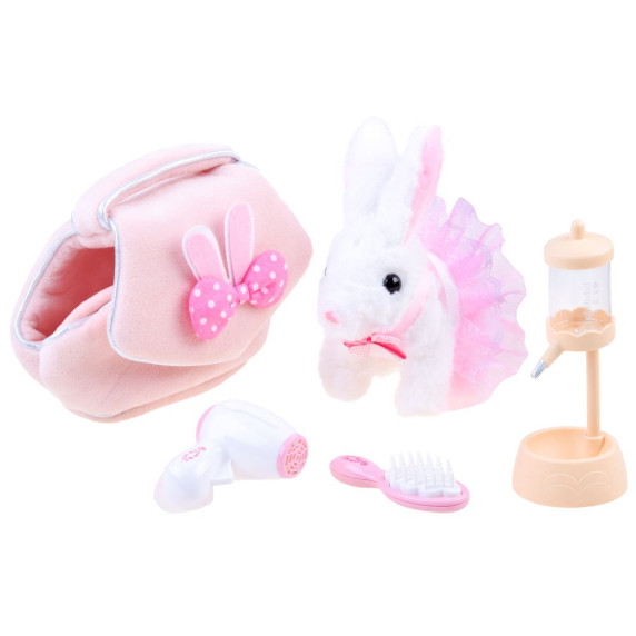 Iepuraș interactiv în geantă - Inlea4Fun NORA PET BABY