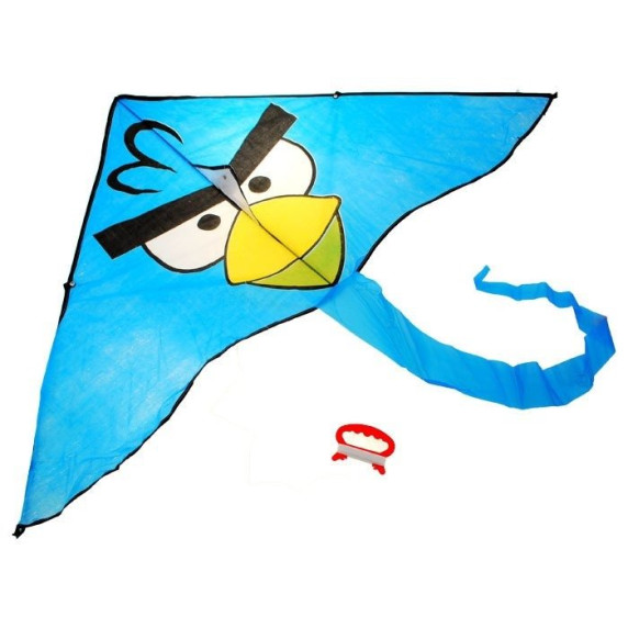 Papírsárkány Inlea4Fun ANGRY BIRDS - Kék
