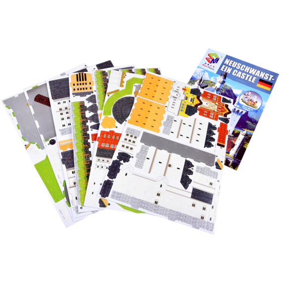 3D Puzzle Neuschwanstein zámok MAGIC PUZZLE 109 ks