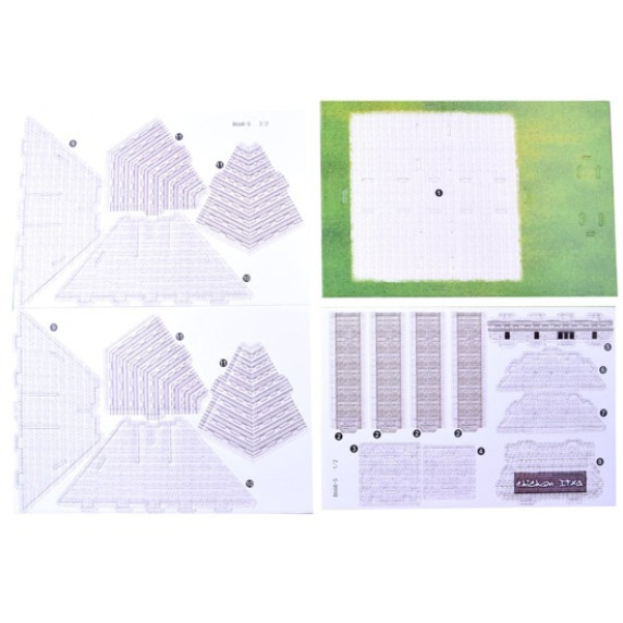 3D puzzle Chichén Itza Maja piramis MAGIC PUZZLE - 19 darabos