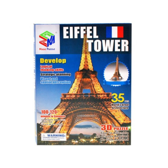 3D Puzzle Eiffelova veža MAGIC PUZZLE - 35 ks