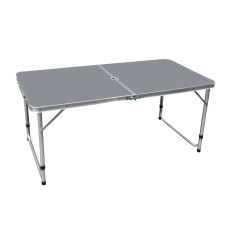 Masă camping, pliabil - 120x60x54/60/70 cm AGA MR2021-Grey - gri - 