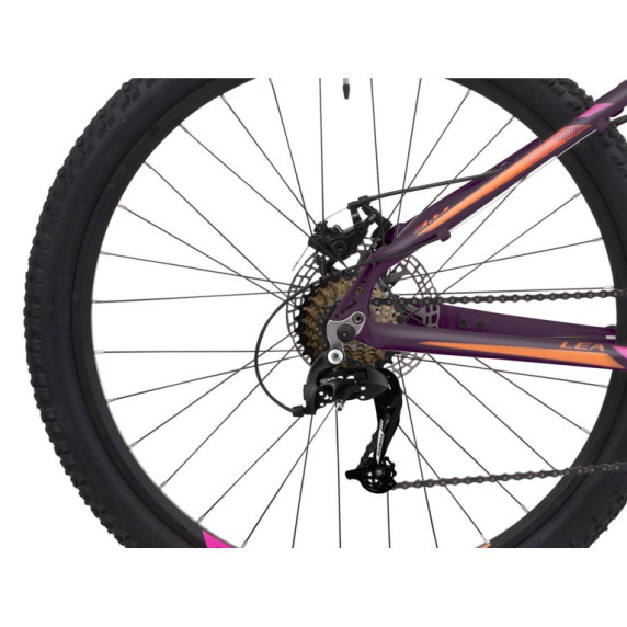 KROSS MTB WOMAN Női hegyi kerékpár LEA 3.0 19" M 2021 - matt lila / rózsaszín / narancssárga