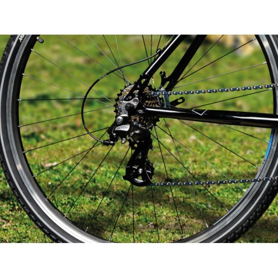 KROSS Cross Férfi kerékpár Evado 2.0 21" L 2021 - fényes fekete / kék