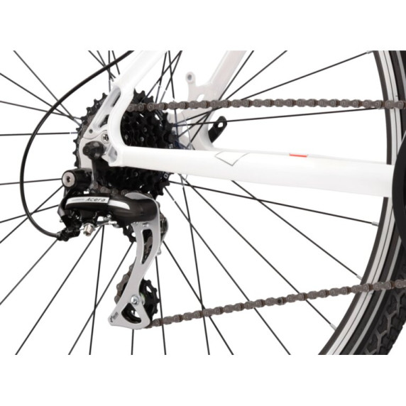 Bicicletă femei - KROSS Evado 3.0 17" DM 2022 - alb mat