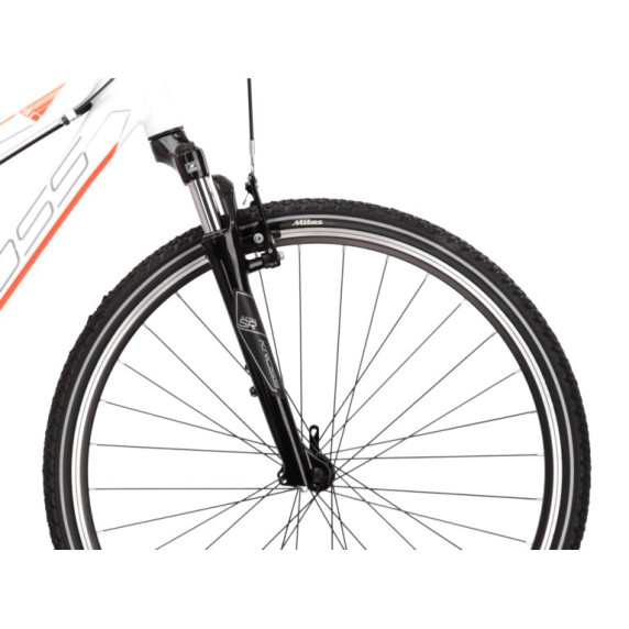 Bicicletă femei - KROSS Evado 3.0 17" DM 2022 - alb mat
