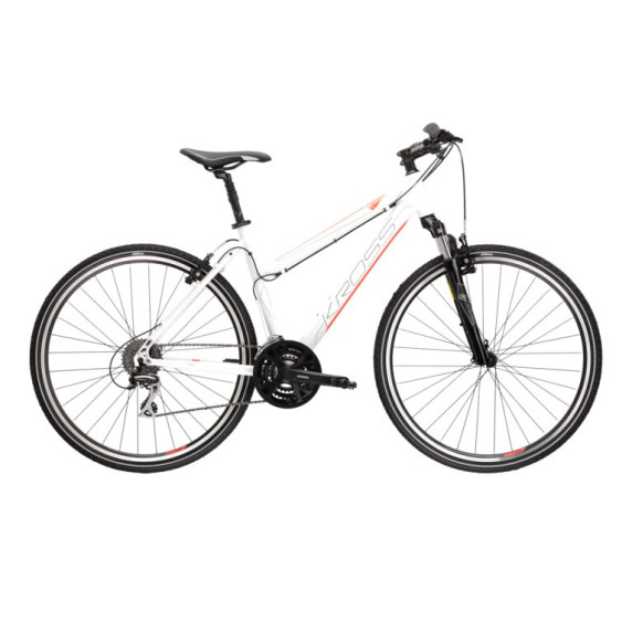 Bicicletă femei - KROSS Evado 3.0 17" DM 2022 - alb mat