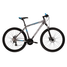 Bicicletă de munte bărbați - KROSS MTB HEXAGON 3.0 S 17" 2022 - grafit mat/albastru/gri - 