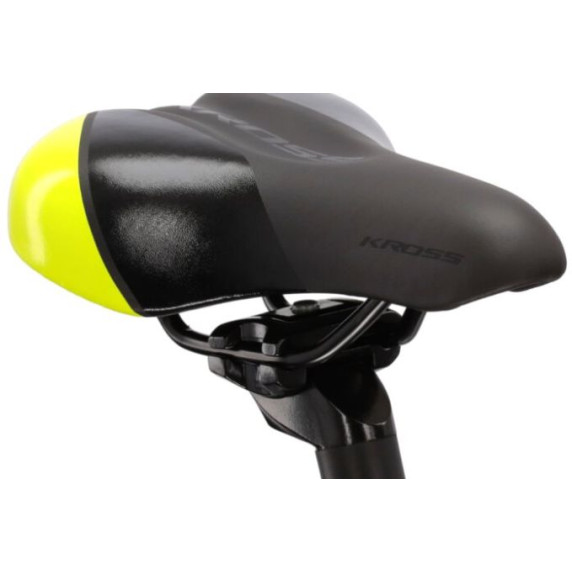 Bicicletă pentru copii - KROSS HEXAGON MINI 1.0 SR 11" 2022 - grafit lucios/lime/argintiu