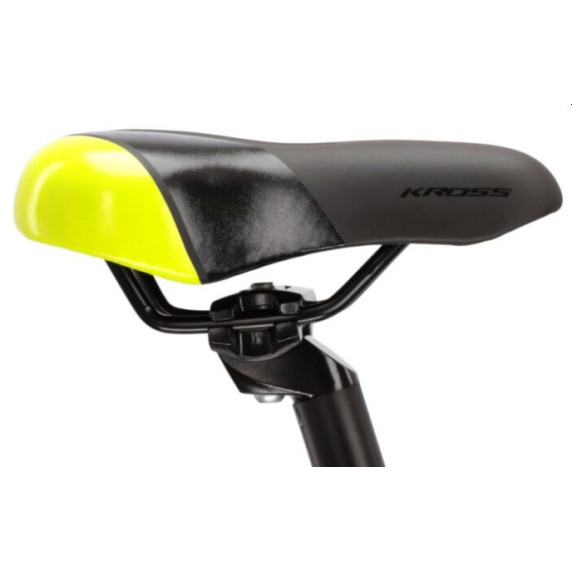 Bicicletă pentru copii - KROSS HEXAGON MINI 1.0 SR 11" 2022 - grafit lucios/lime/argintiu