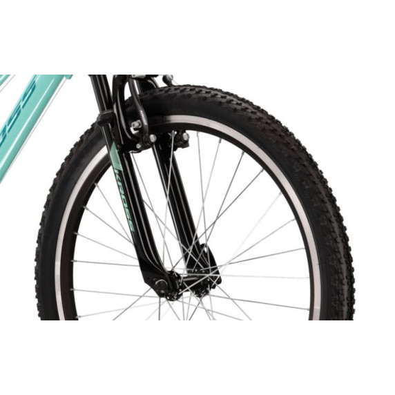 Bicicletă copii - KROSS JUNIOR Lea Jr 1.0 12" 2022 -  verde lucios
