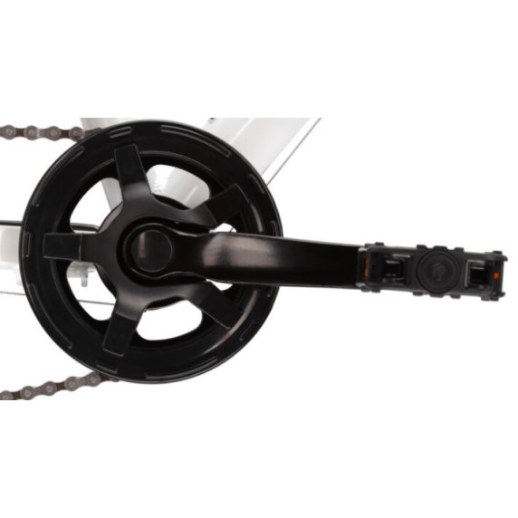 Detský bicykel Lea Jr 1.0 12" 2022 KROSS Junior - lesklý biely/ružový/fialový